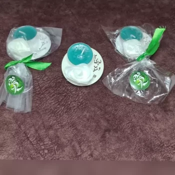 گیفت طرح غدیر شمع و گل هدیه مناسب جشن های غدیر 