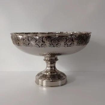 میوه خوری مسی آبکاری کروم ریز گل نانو