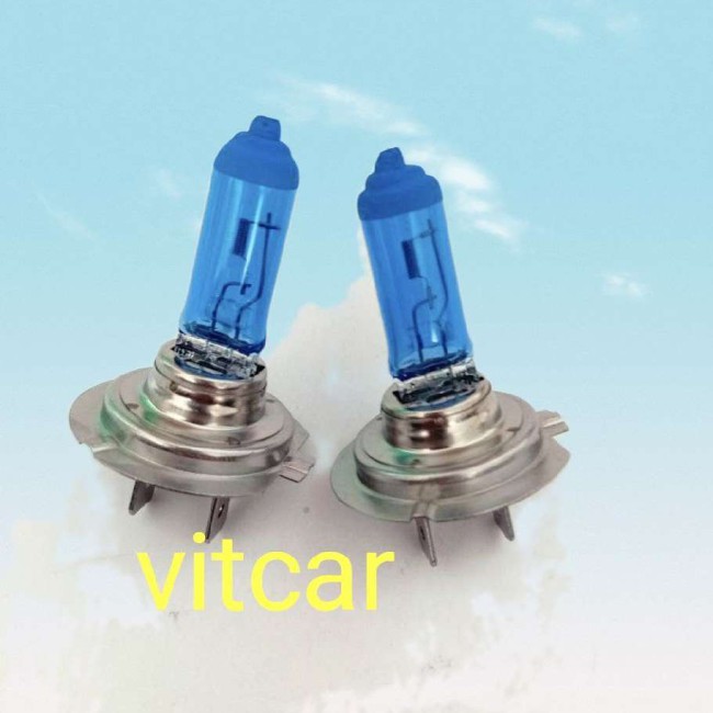 لامپ نور پایین و نور بالا سفید بسته 2عددی، 100وات. ویتکار