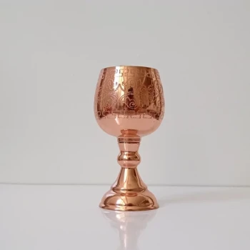 گلاسه طرحدار مسی سایز 3 نانو شده