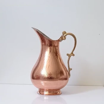 پارچ مسی دسته برنجی اردکی نانو شده زنجانیها