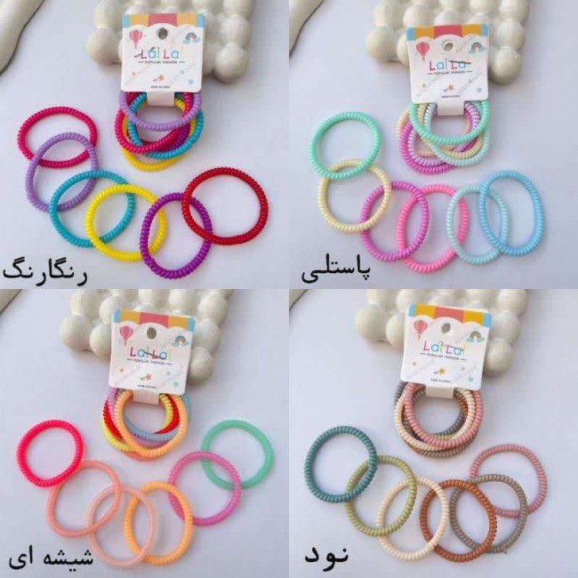 کش مو سیم تلفنی ۶ عددی