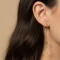 گوشواره استیل زنانه دخترانه رنگ ثابت