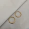 گوشواره حلقه ای استیل ساده و شیک
