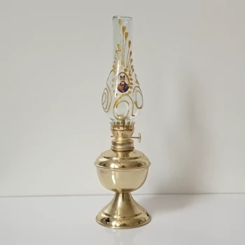 چراغ گردسوز ساده برنجی شاه عباسی نانو