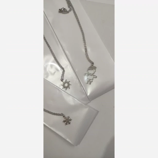 گردنبند استیل پسرانه دخترانه