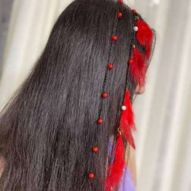 گیره مو یلدایی گیره مو دخترانه باف مو