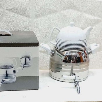 کتری قوری استیل کف چدن