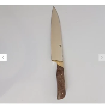 چاقو راسته آشپزخانه استیل فولاد زنجان استاد فرخی جدید