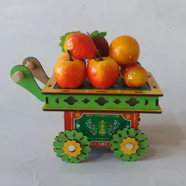 چرخ طحافی چوبی دست ساز