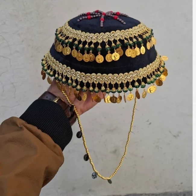 کلاه کردی زنانه دست ساز