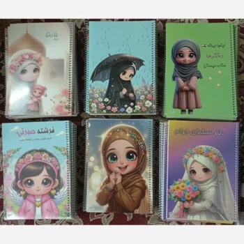 دفتر مشق 60 برگ طرح دخترانه 
