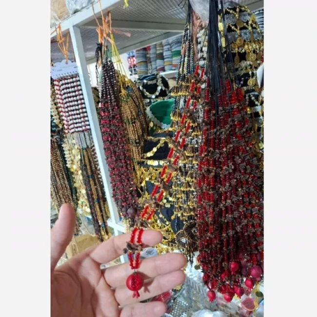 گردنبند انار میخک دست ساز
