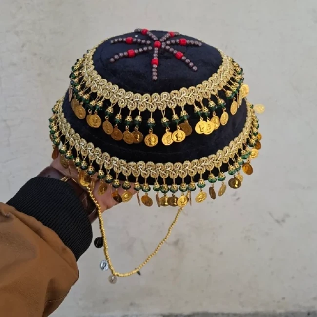 کلاه کردی زنانه دست ساز