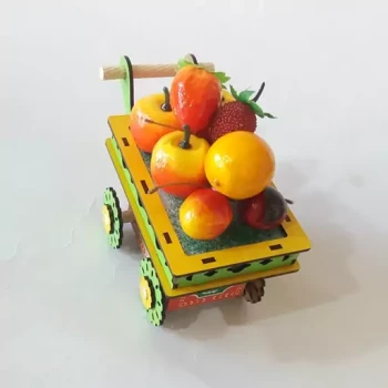 چرخ طحافی چوبی دست ساز