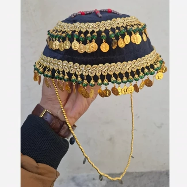 کلاه کردی زنانه دست ساز