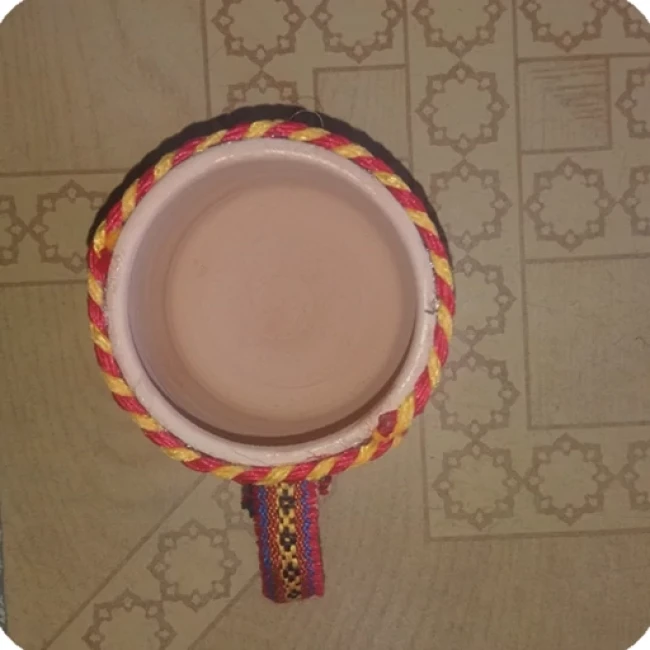 لیوان سفالی