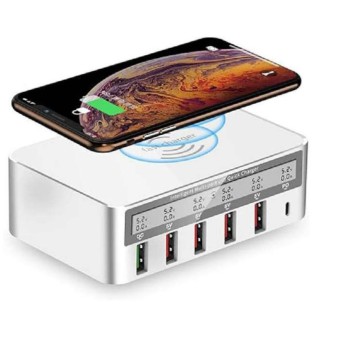 هاب شارژر وایرلس فست شارژ WLX مدل 818PF با توان خروجی 50 وات