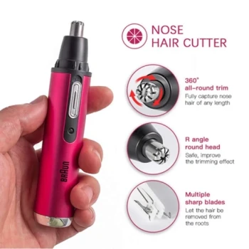 ماشین اصلاح موزن بینی خطزن 3کاره براون اورجینال Braun 