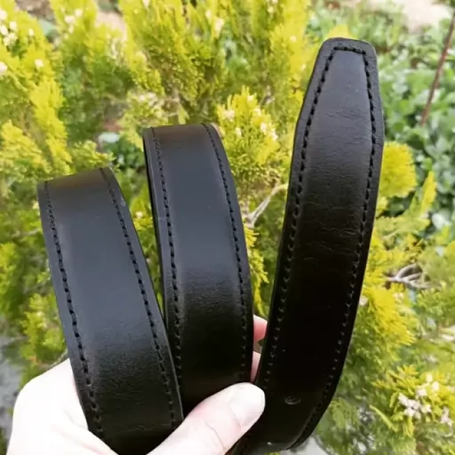 کمربند مردانه چرم طبیعی دستدوز