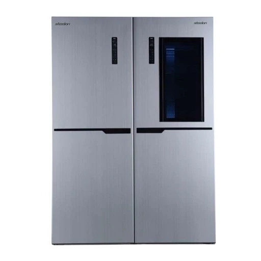 یخچال فریزر دو قلو 40 فوت پشت بسته استیلون مدل دور این دور (طرح برکت)