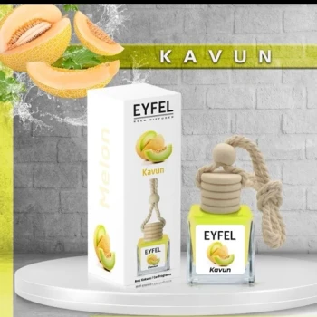 خوشبو کننده آویزی ایفل عمده بسته صد عددی شیشه ای سایز آویز رایحه انبه و طالبی