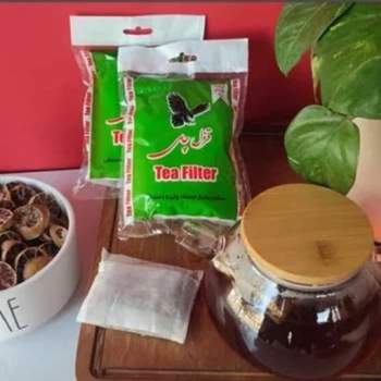 فیلتر یا کیسه چای و دمنوش یکبار مصرف قزل چای 60عددی 