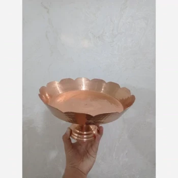 شیرینی خوری مسی تمام دست ساز چکشی نانو 