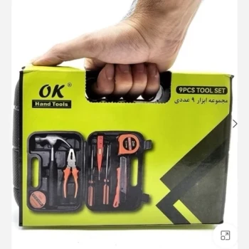 جعبه ابزار دستی 9 پارچه اوکی ok