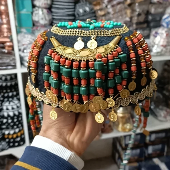 کلاه کردی زنانه و دخترانه دست ساز طرح جدید