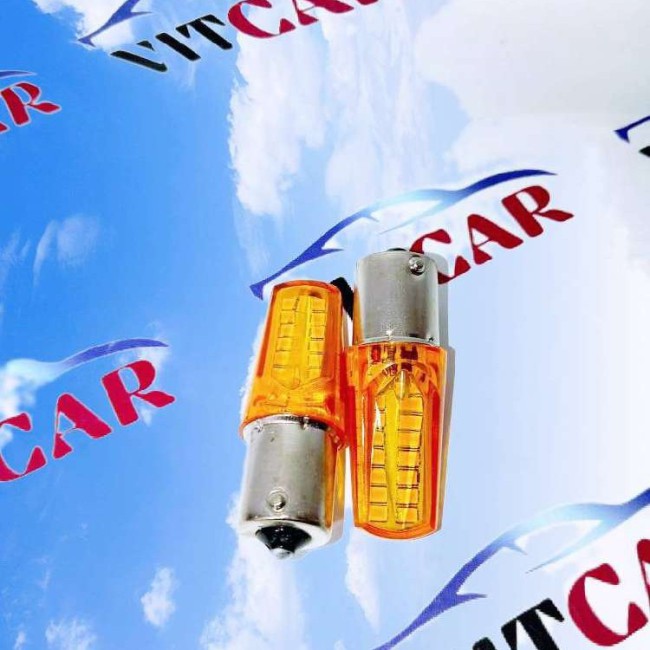 لامپ تک کنتاک چشمک زن نارنجی بسته 2عددی.