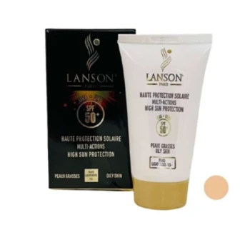 ضدآفتاب لانسون Lanson SPF 50 رنگی ضد آفتاب کرمپودری لانسون