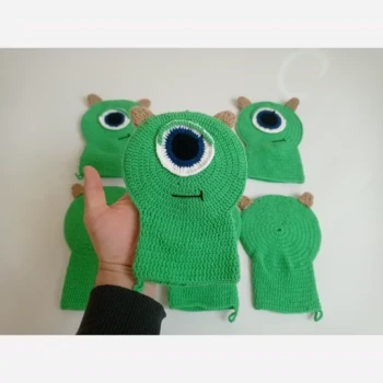 لیف حمام دست بافت عروسکی مایک درجه یک 