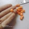 دکمه سایز کوچک رنگ نارنجی پک 50 تایی