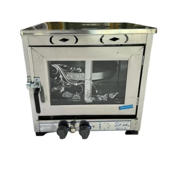 تنور گازی گوهر آذران مدل دو شعله درب پنجره ای S500 ( پس کرایه)