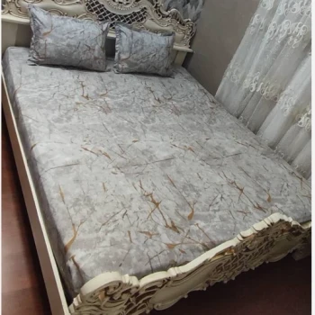 روتختی  دونفره طرح ماربل روکش تشک دونفره طرح ماربل