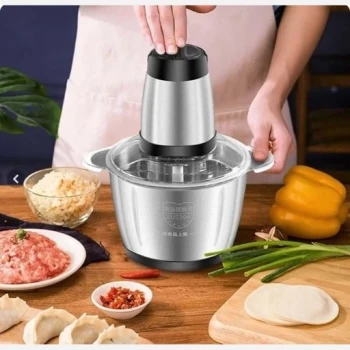 خردکن برقی 3 لیتری استیل 1200 وات چهار تیغه مارک کوکینگ (Cooking