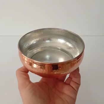 کاسه مسی 6 عددی حلیم خوری ته پوش نانو