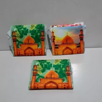 جامهری طرح علوی دکمه ای داخل چفیه جنس مخمل هدیه معنوی جشن غدیر  گنبد امیرالمومنین علی علیه السلام نجف هدیه غدیر