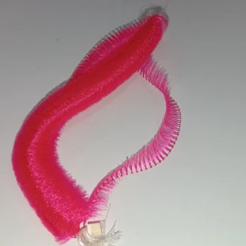 مژه رنگی صورتی مژه ریسه ای صورتی باربی مژه رنگی صورتی عروسکی موژه صورتی مژه مصنوعی ریلی فیشرکینگ فر D مژه متری سه بعد