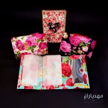 کیف پول با طرح گل گلی مناسب هدیه روز دانش آموز روز دختر جشن تکلیف 