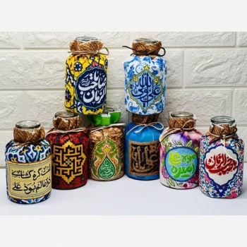 گلدان طرح علوی اندازه حدودی 12 در 8 مناسب هدایای فرهنگی روز مادر روز پدر عید غدیر جشن میلاد امام علی ع