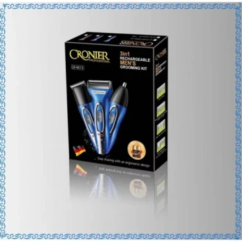 ماشیناصلاح سر کرونیر CR-9013 (سه کاره  CRONIER PROFESSIONAL NEW 9013     ماشین اصلاح سر کرونیر CR-9013 