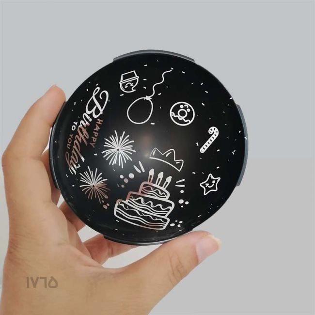 چراغ خواب شارژی رومیزی با نورپردازی چندحالته