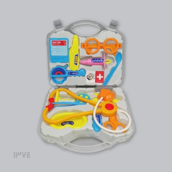 ست دکتری مدل Best toy چمدانی سفید