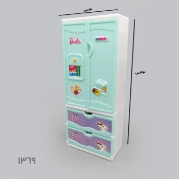 اسباب بازی یخچال ساید 4 درب باربی