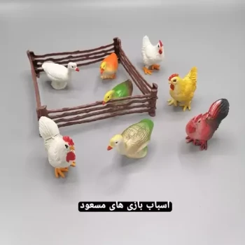 فیگور پرندگان مزرعه (اهلی) 8 عددی