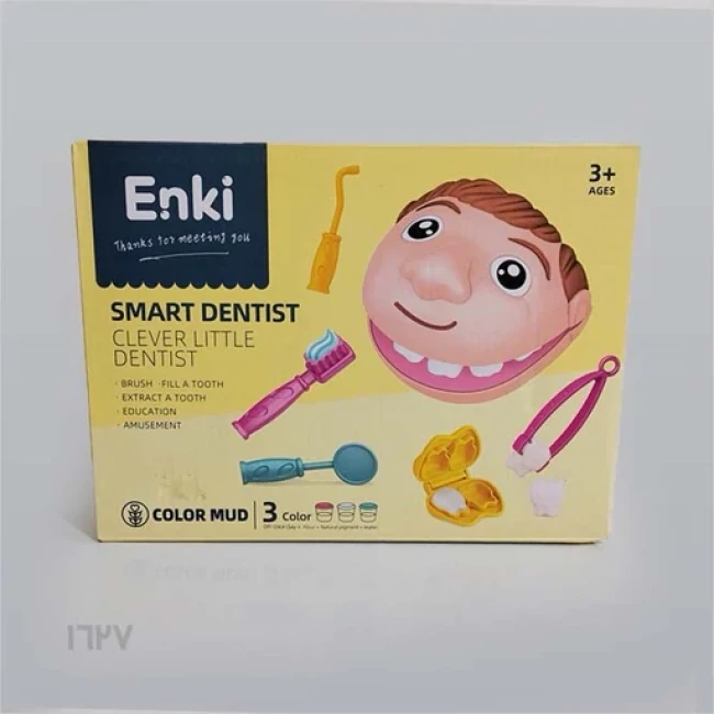 خمیر بازی مدل ست دندان پزشکی طرح Smart Dentist