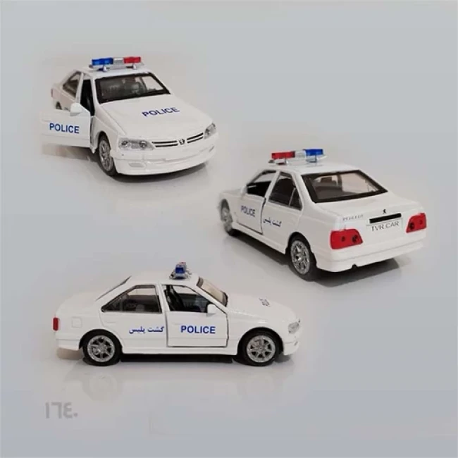 ماشین فلزی پلیس پژو پارس ( عقب کش )