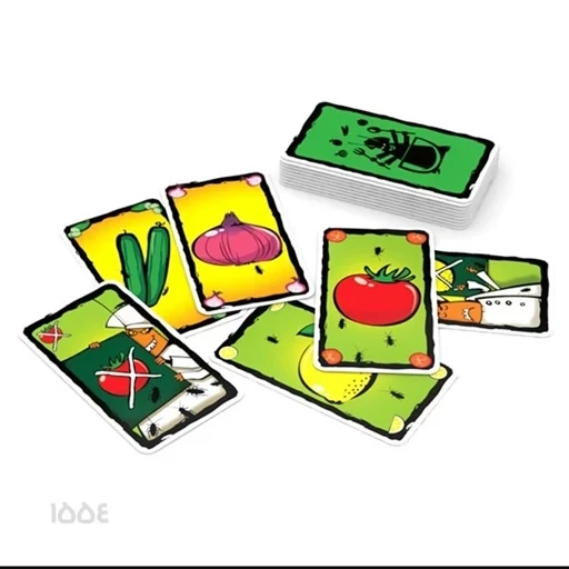 بازی فکری کارتی نهالک مدل سالاد سوسکی